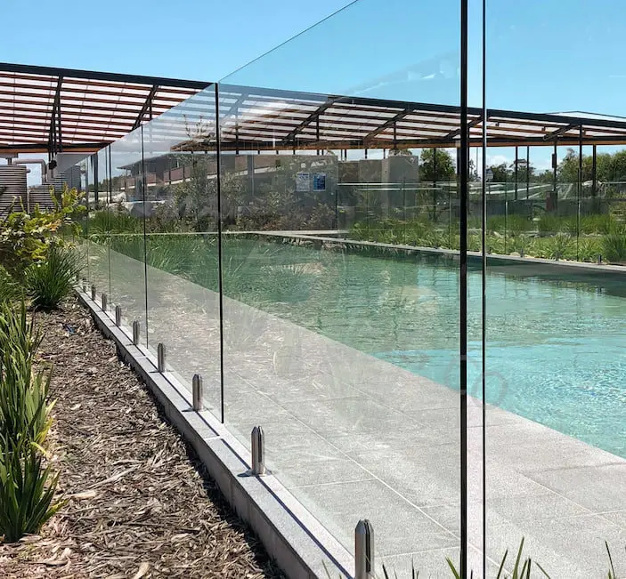 Frameless Glass Pool Fencing installation in Auckland